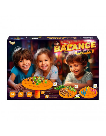Розвиваюча настільна гра 'Balance Monkey' Danko Toys BalM-02, 54 фігурки мавп