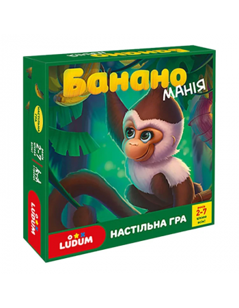 Детская настольная игра 'Бананомания'  LD1049-53 Ludum украинский язык