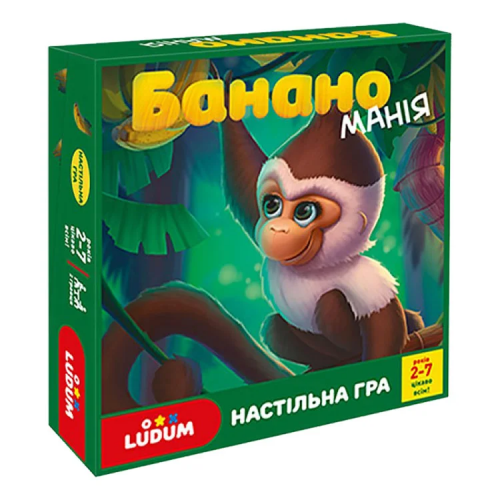 Детская настольная игра 'Бананомания'  LD1049-53 Ludum украинский язык