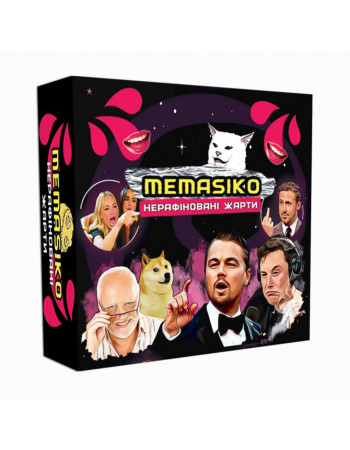 Настольная игра с мемами 'Memasiko. Нерафинированные шутки' PLR-0024