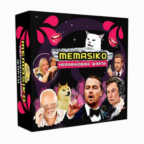 Настольная игра с мемами 'Memasiko. Нерафинированные шутки' PLR-0024
