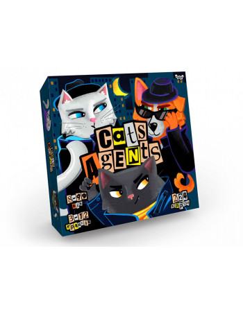 Развлекательная настольная игра 'CATS AGENTS' G-CA-01-01U на укр. языке