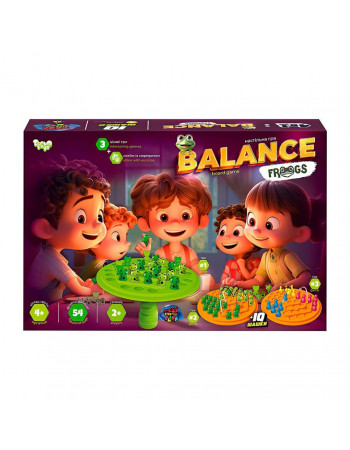 Розвиваюча настільна гра 'Balance Frogs' Danko Toys BalF-01 зі слаймом