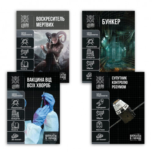 Настольная игра 'Выжить в Украине 2079' PLR-0013