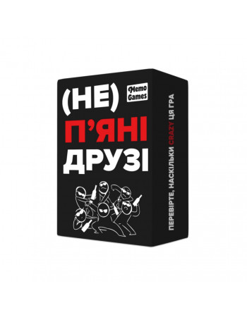 Настольная игра '(Не)пьяные друзья' 0030MG 180 карточек