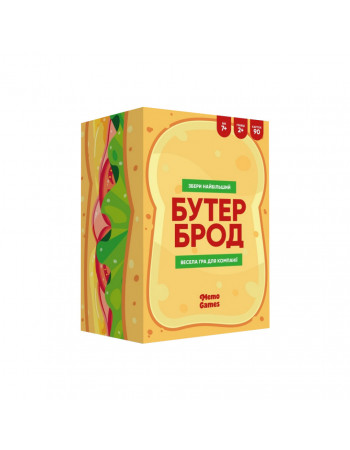 Настольная игра «Бутерброд» 0026MG 90 карточек