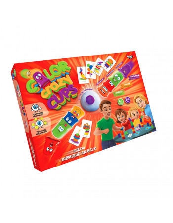 Дитяча настільна розважальна гра 'Color Crazy Cups' CCC-01-01U укр. мовою
