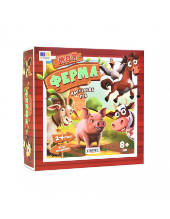 Настольная игра 'Моя ферма' 30435 игровое поле, фишки с животными