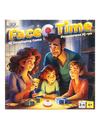 Развивающая настольная игра 'Face Time' FT-01-01 со звоночком