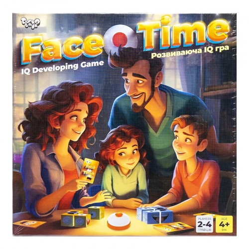 Развивающая настольная игра 'Face Time' FT-01-01 со звоночком