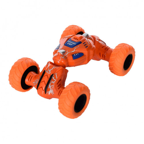 Детская инерционная машинка Bambi 2021-7A трюковая 14,5см Оранжевый