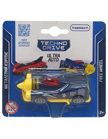 Игровая мини-машинка Ultra Auto TechnoDrive 250321W-11 металлический корпус