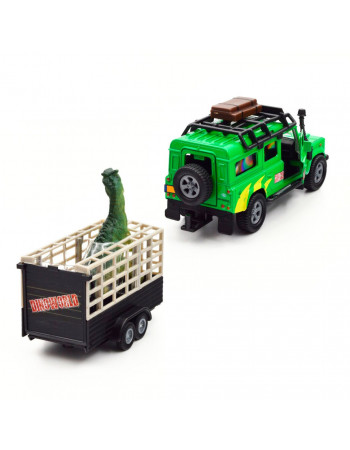 Игровой набор Land Rover TechnoDrive 520178.270 с прицепом и динозавром