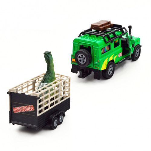 Игровой набор Land Rover TechnoDrive 520178.270 с прицепом и динозавром