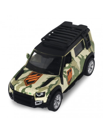 Автомодель серии 'Шевроны Героев' Land Rover Defender 110 '3 ОШБр' TechnoDrive 250363M2 масштаб 1:39