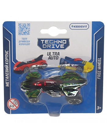 Игровая мини-машинка Ultra Auto TechnoDrive 250321W-12 металлический корпус