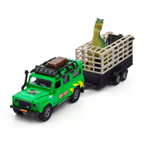 Игровой набор Land Rover TechnoDrive 520178.270 с прицепом и динозавром