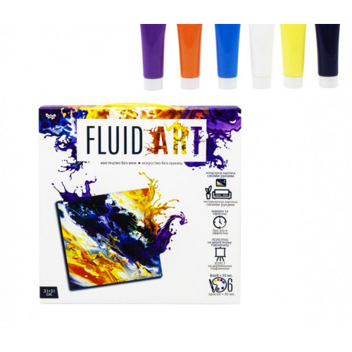 Набор креативного творчества 'Fluid ART' FA-01-01-2-3-4-5, 5 видов FA-01-01