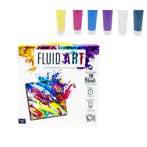 Набір креативної творчості 'Fluid ART' FA-01-01-2-3-4-5, 5 видів  (FA-01-04)
