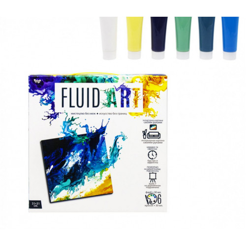 Набір креативної творчості 'Fluid ART' FA-01-01-2-3-4-5, 5 видів  (FA-01-02)
