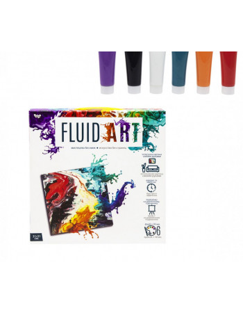 Набір креативної творчості 'Fluid ART' FA-01-01-2-3-4-5, 5 видів  (FA-01-03)