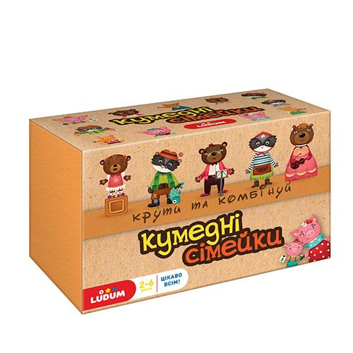 Настольная Игра 'Забавные семейки' Ludum LD1049-56