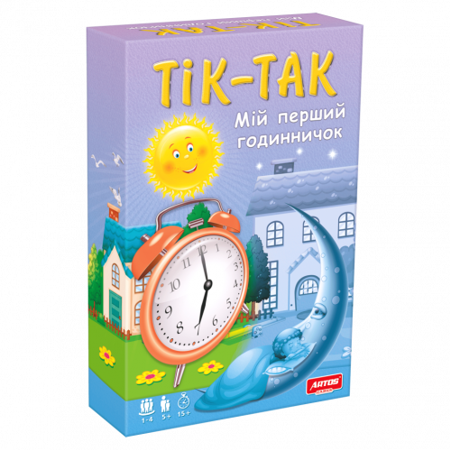 Дитяча розвиваюча гра 'Тік-Так' 0819 перший годинник