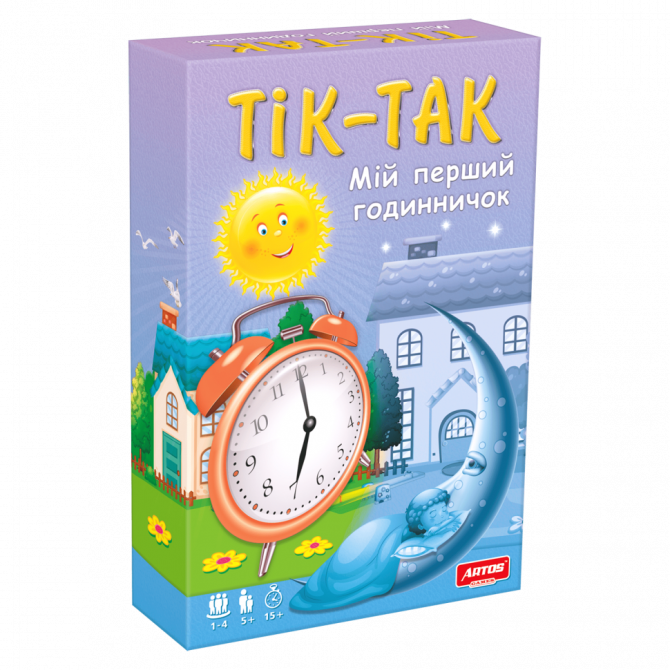 Дитяча розвиваюча гра 'Тік-Так' 0819 перший годинник