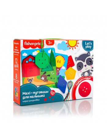 Гра-шнурівка 'Fisher-Price. Maxi гудзики' Vladi Toys VT2905-22 Укр