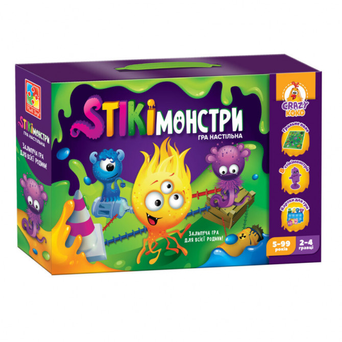 Настільна гра 'Стікімонстри' Vladi Toys VT8055-35 (укр)