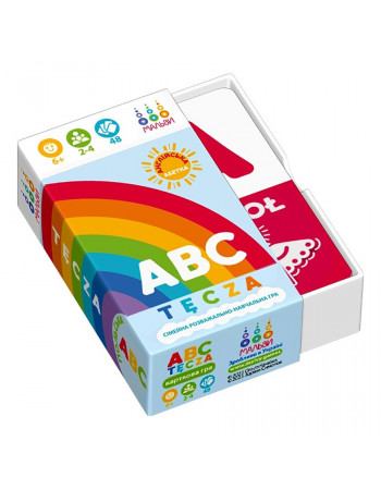 Настольная обучающая игра ABC tęcza 360135, 48 карточек