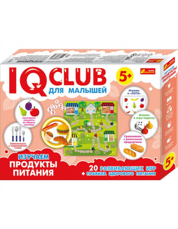 Навчальні пазли. Вивчаємо продукти харчування. Iq-club для малюків (р) 13152043