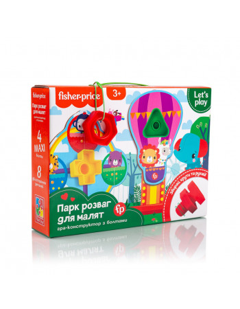 Игра-конструктор с болтами 'Fisher-Price. Парк развлечений' Vladi Toys VT2905-21 Укр