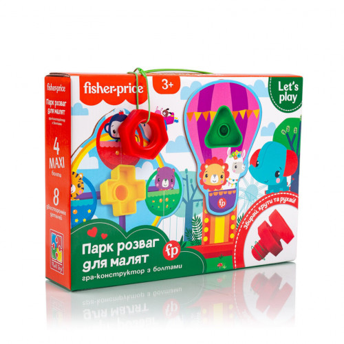 Игра-конструктор с болтами 'Fisher-Price. Парк развлечений' Vladi Toys VT2905-21 Укр