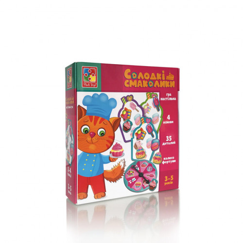 Настольная игра 'Сладкие вкусности' Vladi Toys VT1804-42 (укр)