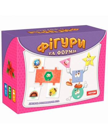 Дитяча настільна гра 'Фігури та форми' 0581 від 3 років