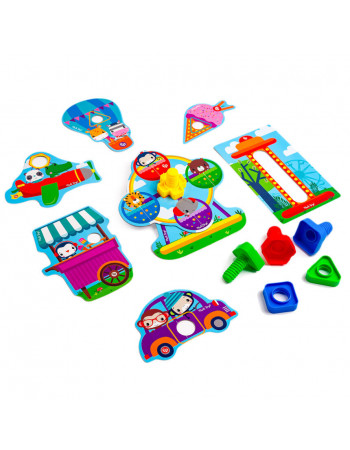 Игра-конструктор с болтами 'Fisher-Price. Парк развлечений' Vladi Toys VT2905-21 Укр