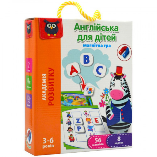 Игра развивающая 'Английский для детей' VT5411-09 магнитная