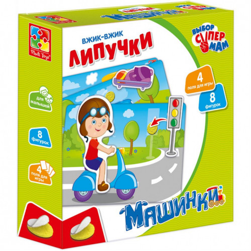 Детская настольная игра 'Вжик-вжик Липучки' VT1302-21 от 3 лет