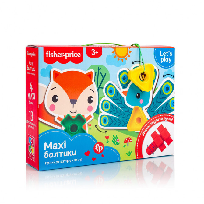 Гра-конструктор 'Fisher-Price. Maxi болтики' Vladi Toys VT2905-23 Укр