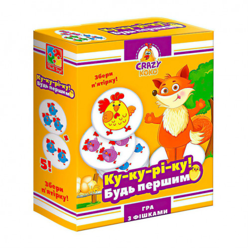 Игра настольная 'Ку-ку-ре-ку!' Vladi Toys VT8025-08 VT8025-08 укр