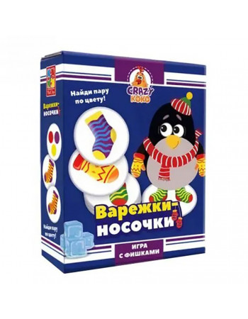Игра настольная 'Носочки-перчатки' Vladi Toys VT8025-05 укр