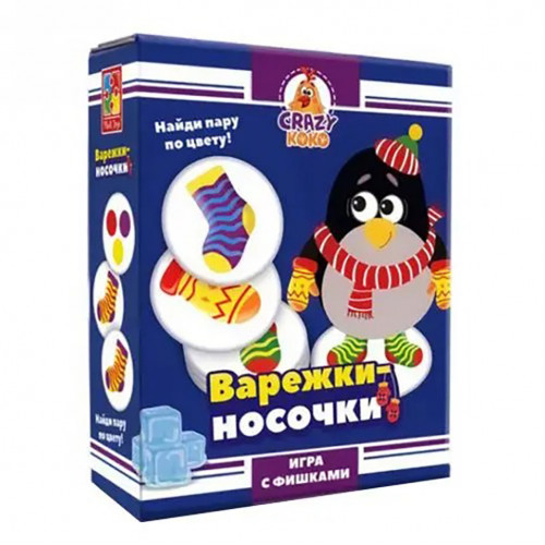 Игра настольная 'Носочки-перчатки' Vladi Toys VT8025-05 укр