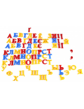 Набор магнитных букв и цифр 0703 EUR на рус,англ,укр. языках