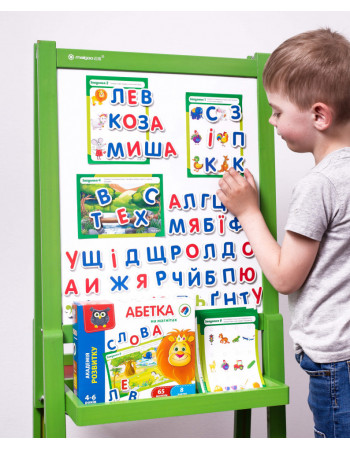 Азбука на магнитах VT5411-03 на укр. языке