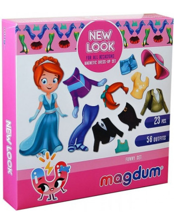 Набір магнітів Magdum 'Лялька з одягом New look' ML4031-14 EN