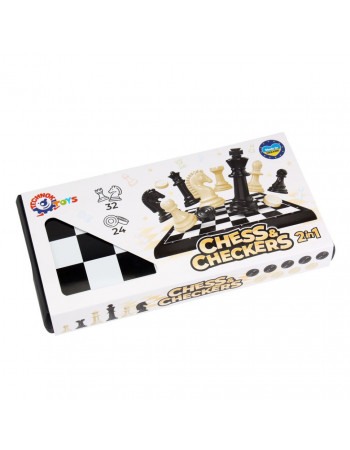 Игрушка 'набор настольных игр Шахматы-Шашки ТехноК', арт. 9079TXK, 2 в 1