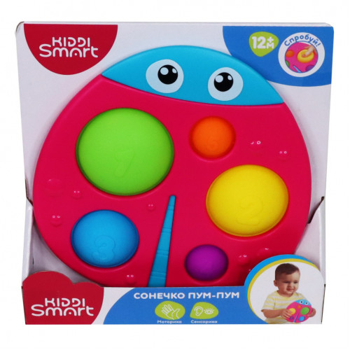 Детская сенсорная игрушка 'Божья коровка Пум-пум' KIDDI SMART 4520-KS