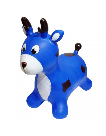 Детская игрушка-прыгун 'Олень' RB2519 музыка, свет Синий