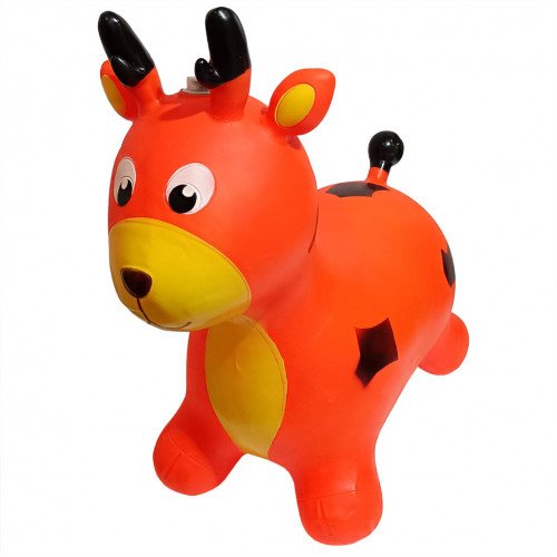 Детская игрушка-прыгун 'Олень' RB2519 музыка, свет Оранжевый